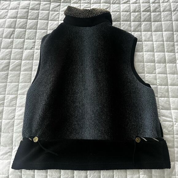 Vintage KD SPRING Womens Vest Large Gray Fleece Full Zip Lagenlook Artsy Boho - Picture 5 of 11